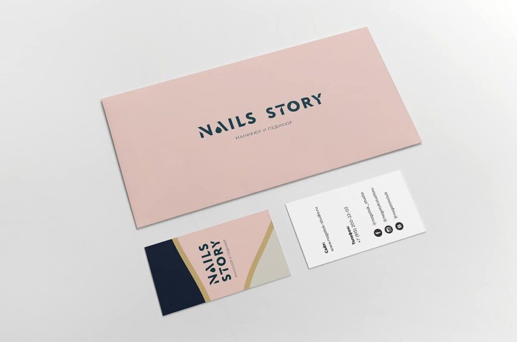 Nail Business Card Idea