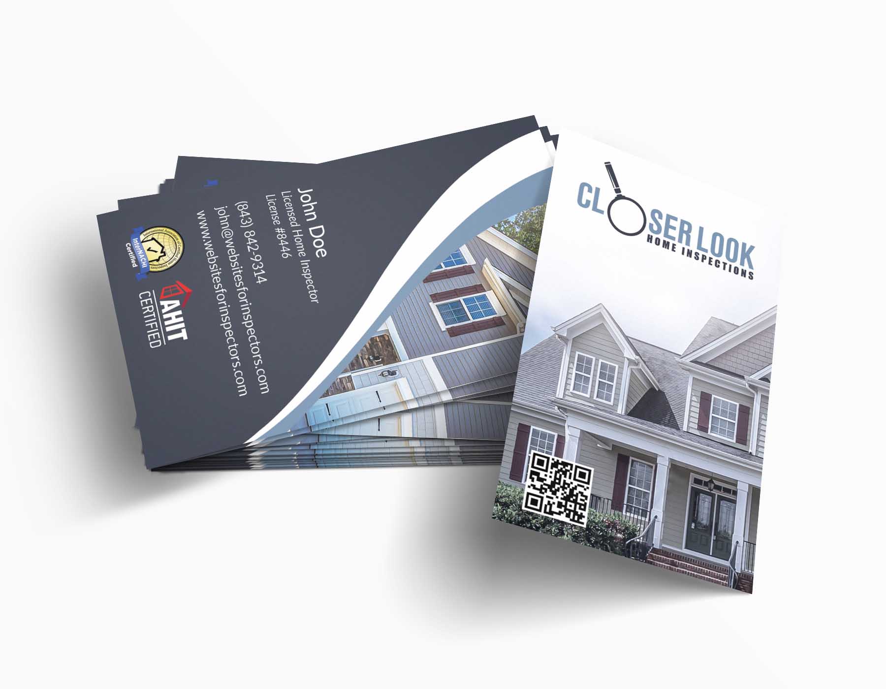 Home Inspection Business Card Ideas