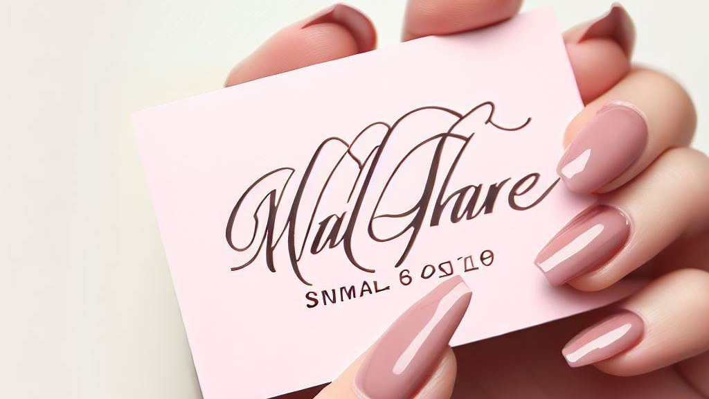 Premium Vector | Nail polish makeup card template design. manicure beauty  business card background.