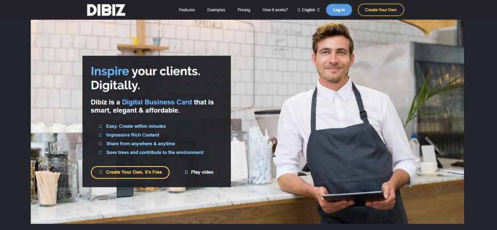 DIBIZ online business card maker