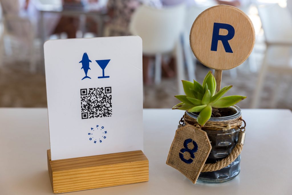 virtual business card with QR codes
