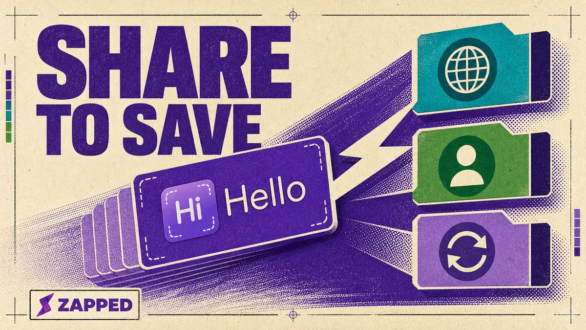 Editorial HiHello digital business card scene with a phone card, QR code, and contact exchange cues.