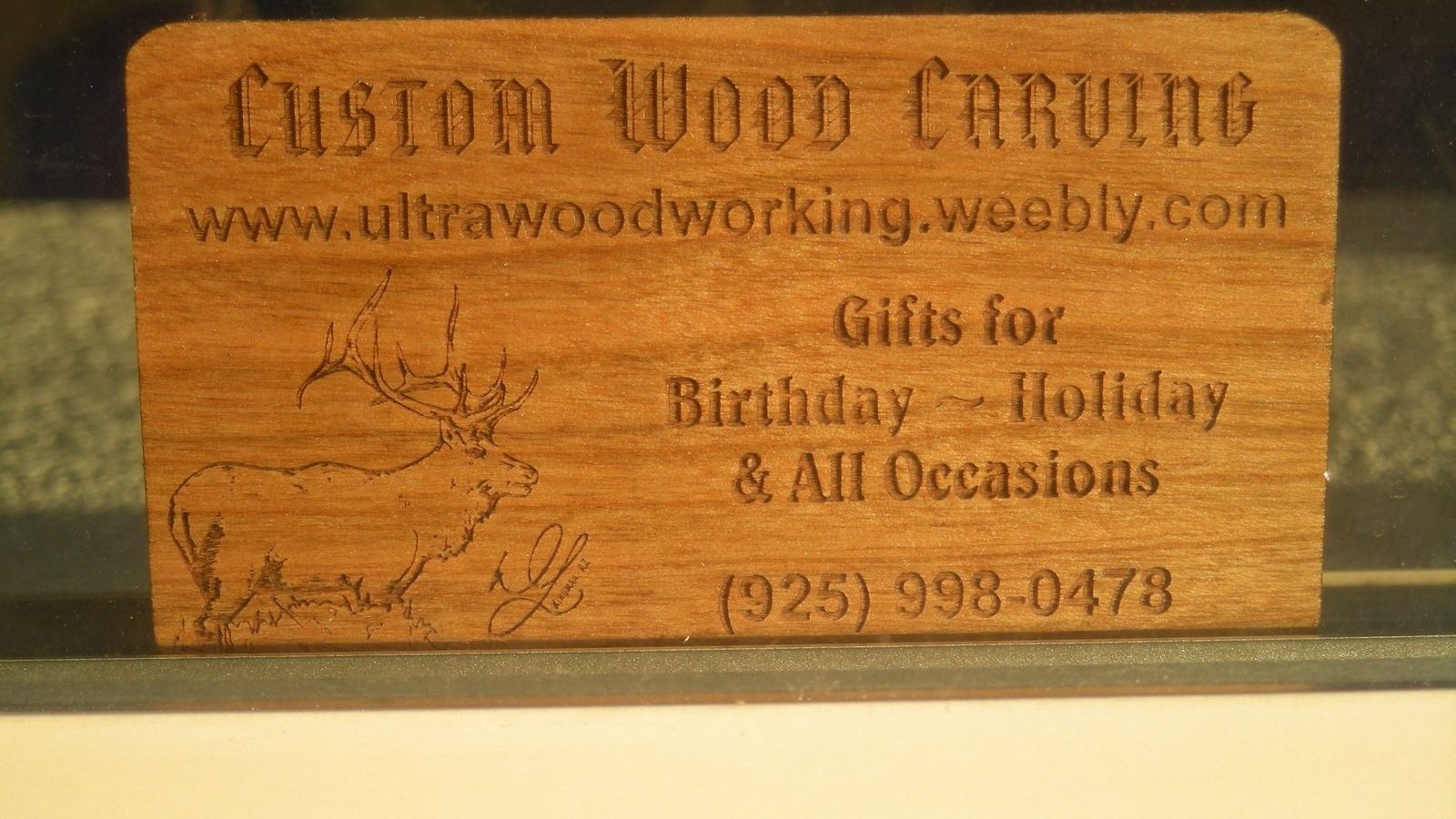 Woodworking business card ideas