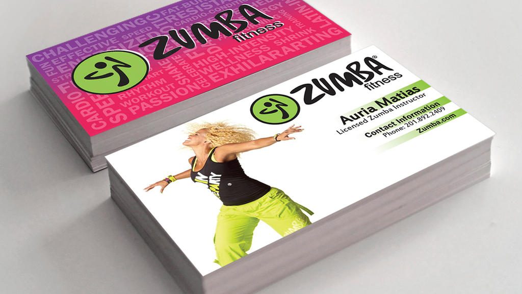 Zumba business cards by ljackson391 d7gqdul fullview