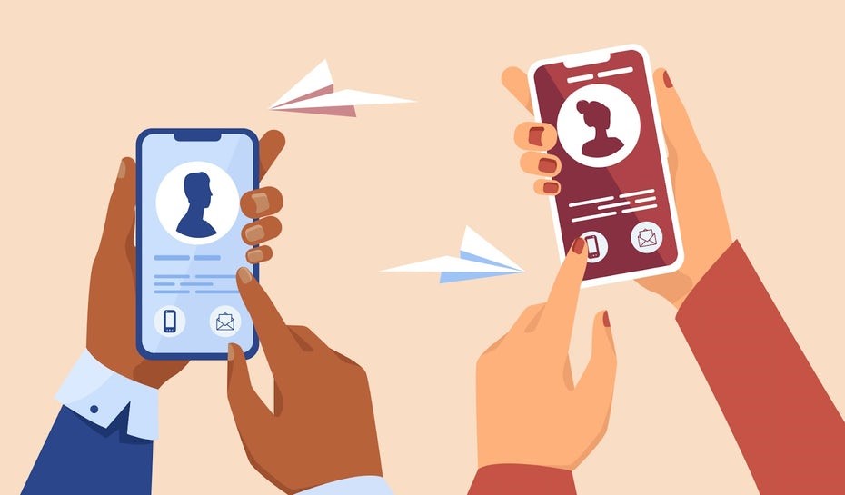 Digital Business Card Exchange