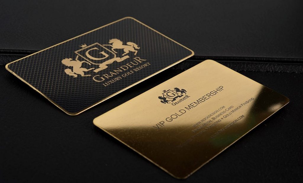 Gold-Plated Business Cards