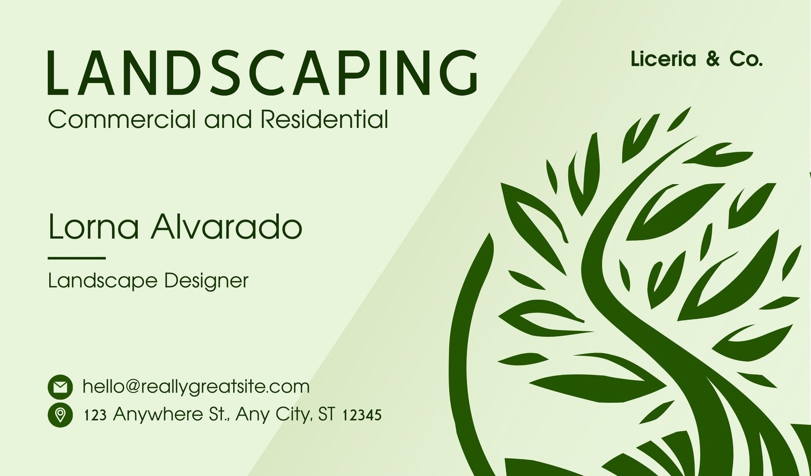 Lawn Care Business Card