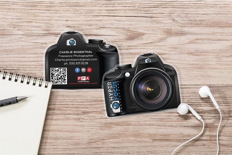 Custom Camera Style Business Cards
