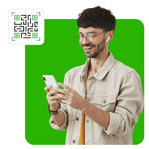 Picky Assist WhatsApp QR generator showing a phone user and QR code graphic