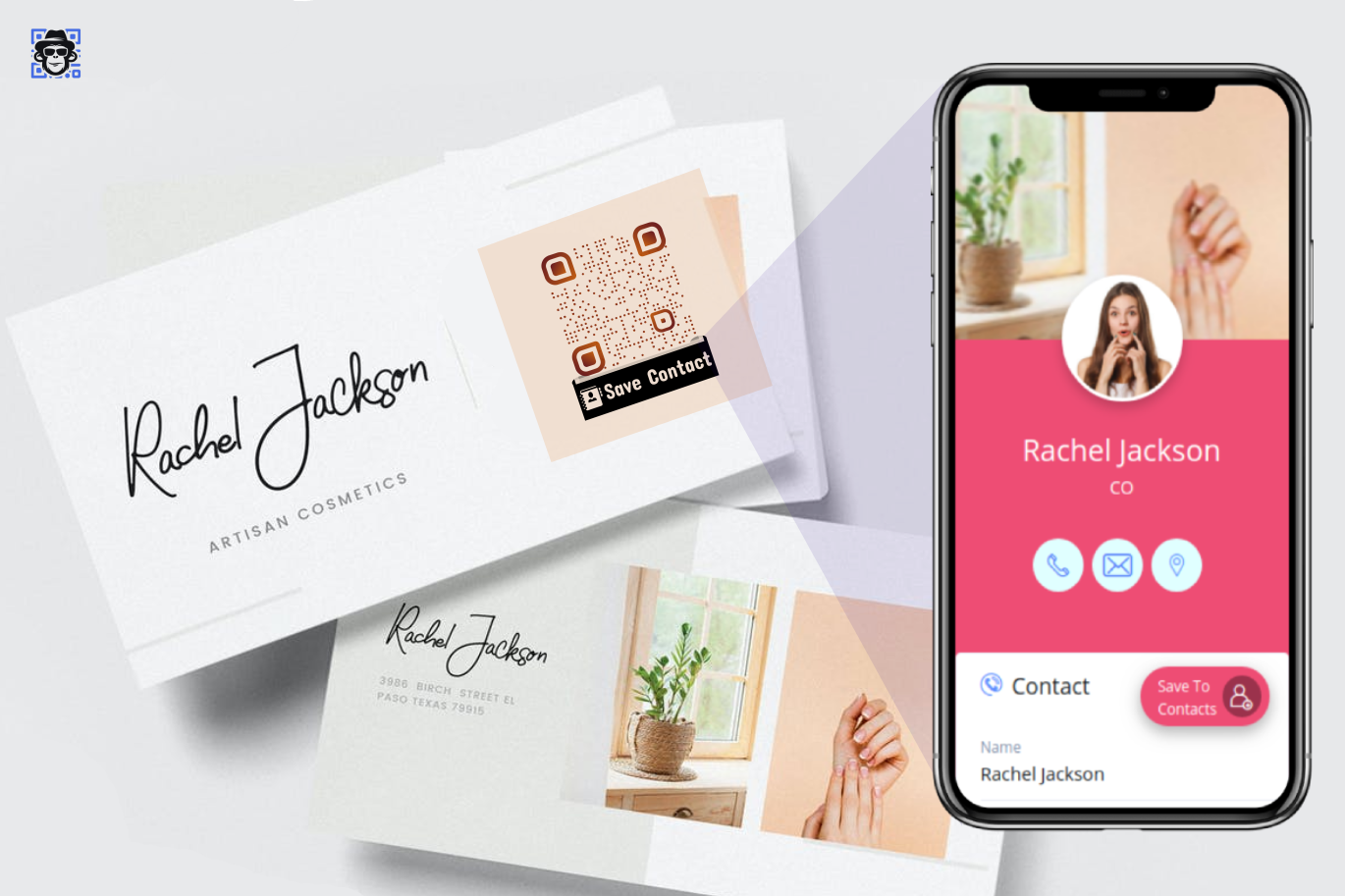 Digital Business Card QR Code