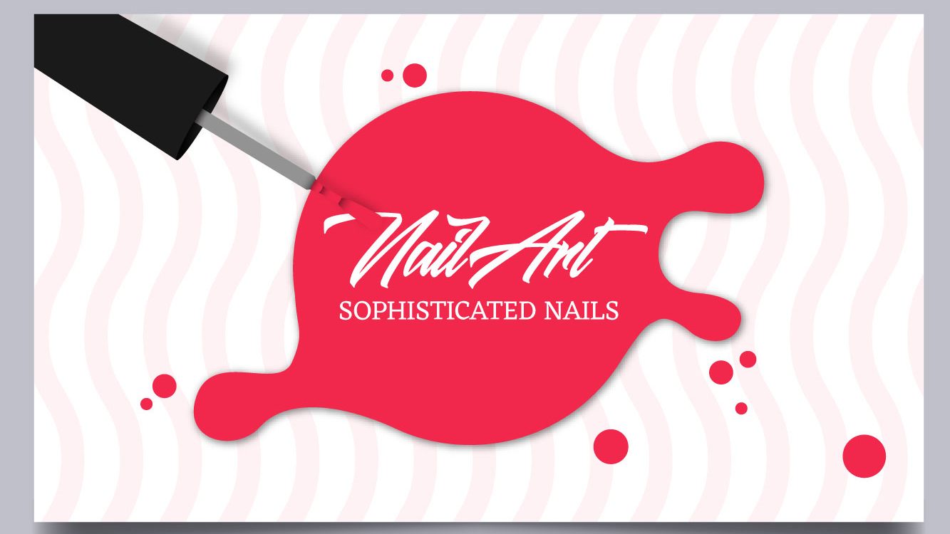 Nail spa business card ideas example 3