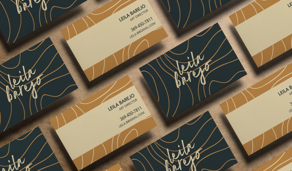 Cricut Business Card Idea