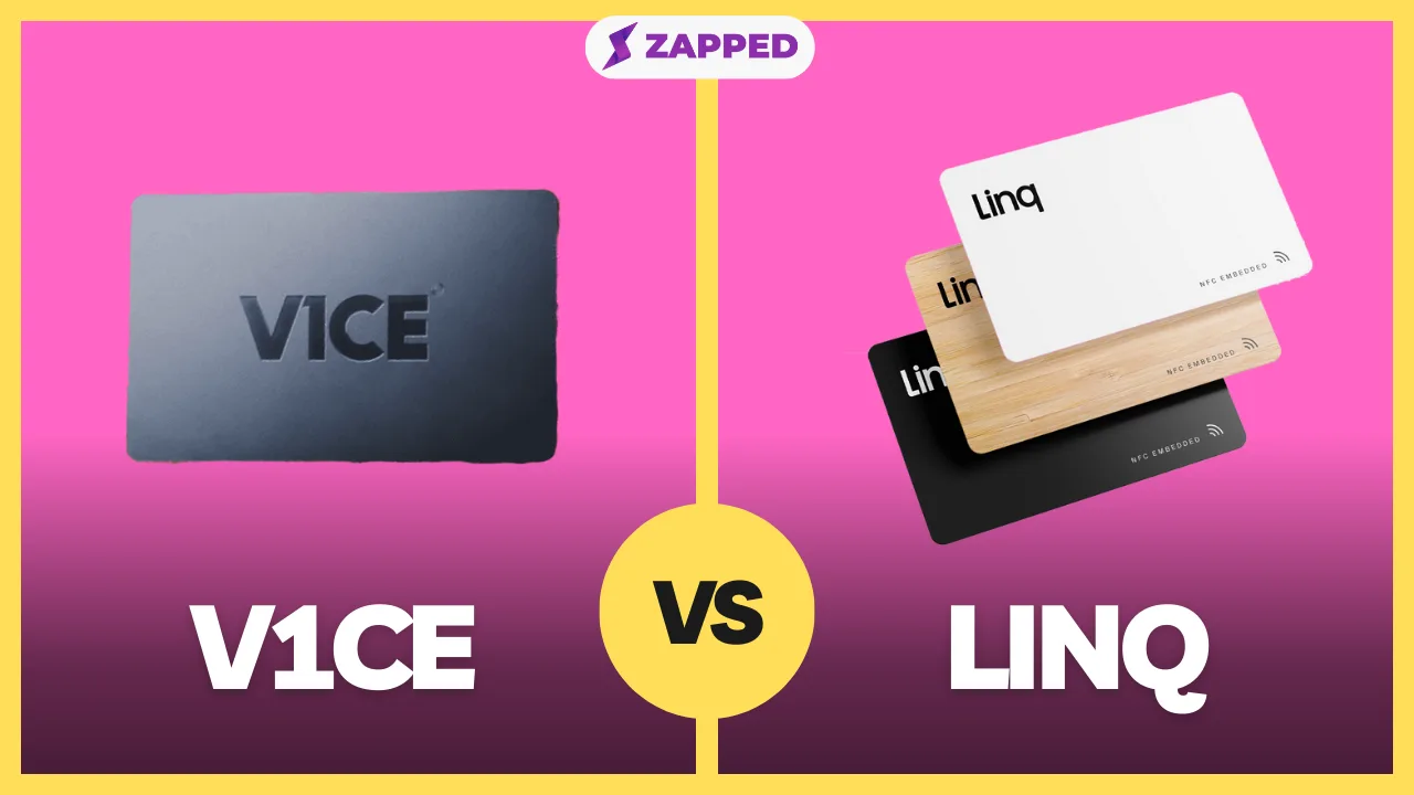 V1CE and Linq comparison graphic