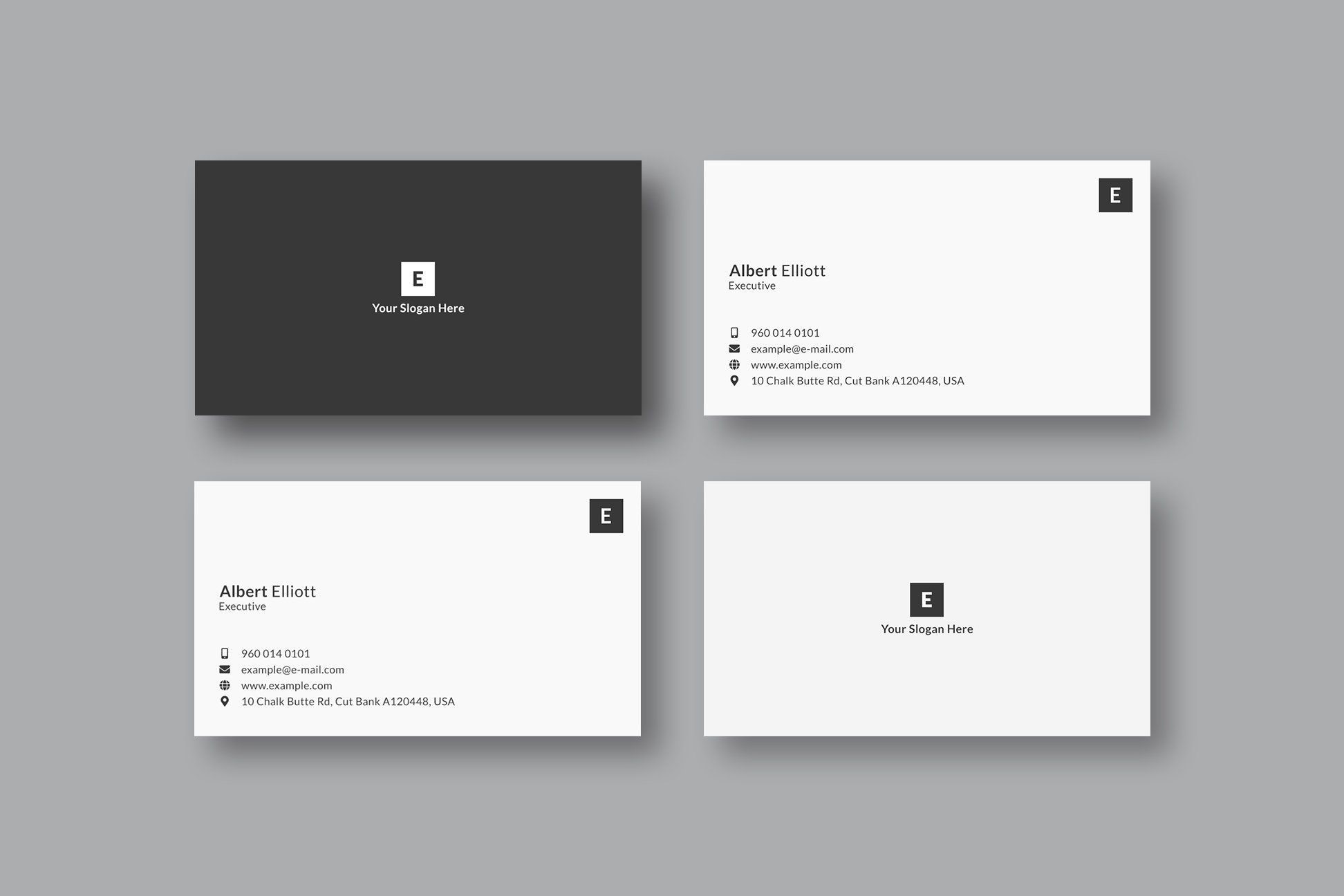Minimalist Business Card Design