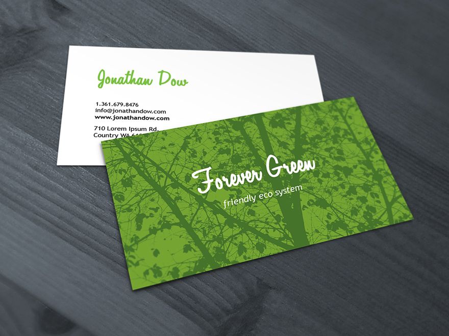 Tree Service Business Card Ideas