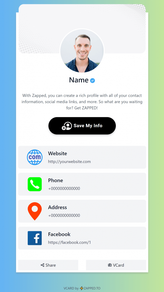 Mobile business cards