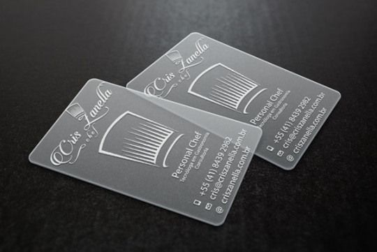 chef business card ideas