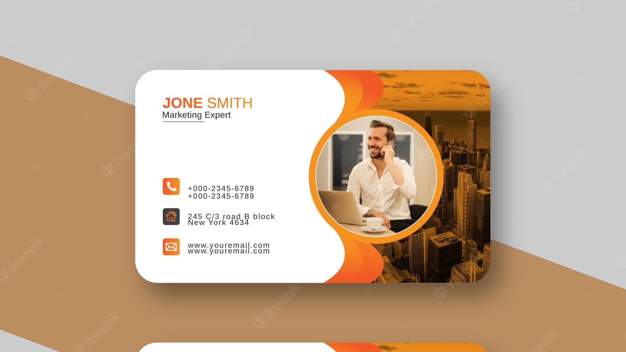 Modern business card design