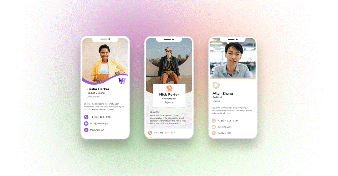 Digital Business Card Ideas