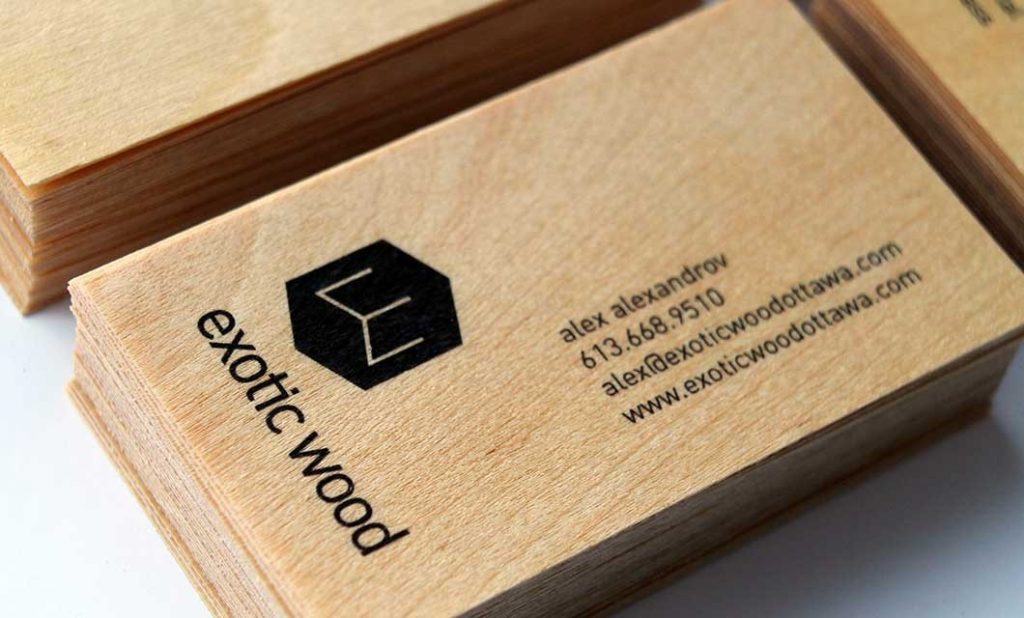 Wooden Card