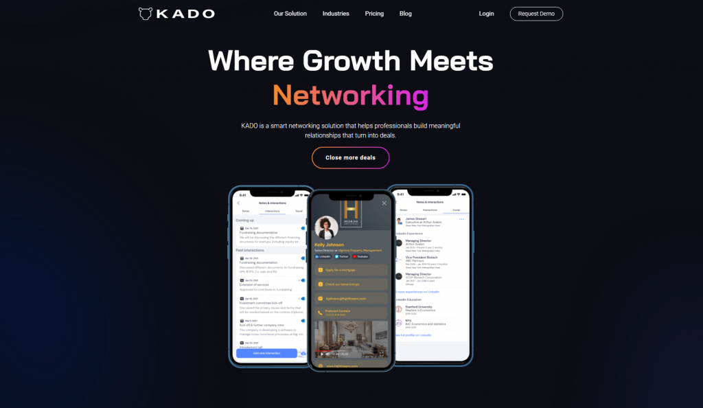 Kado online business card maker software