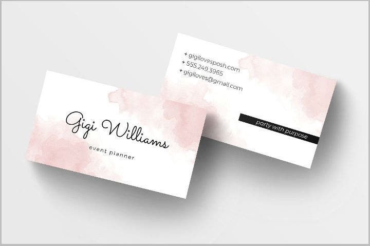 Watercolor Effect Card