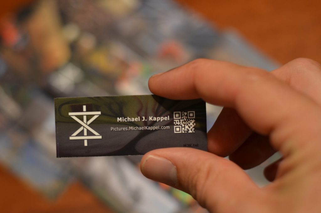 QR code business card