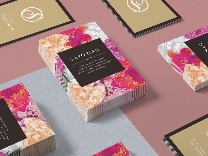 nail business card ideas