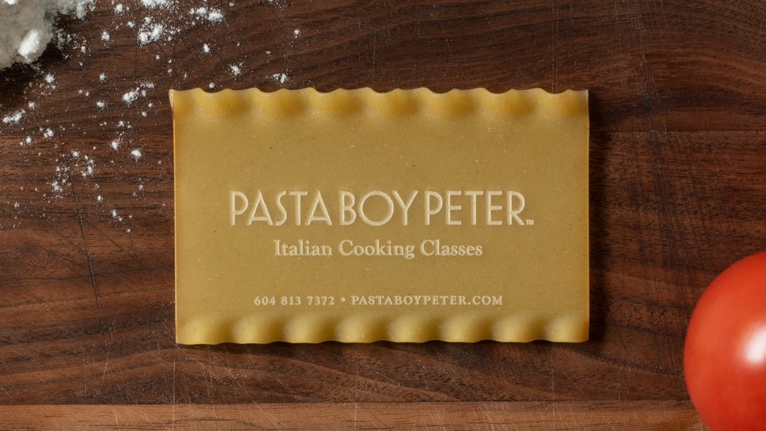 Pasta business card