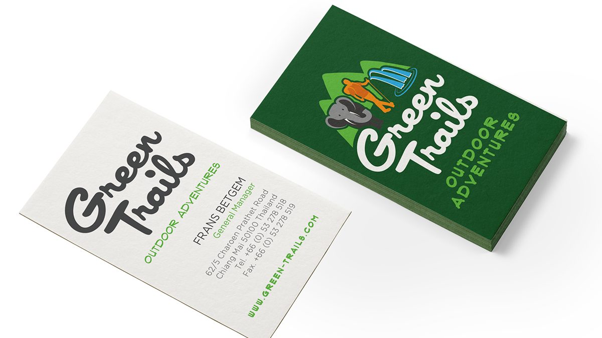Outdoor adventure business card ideas example 2