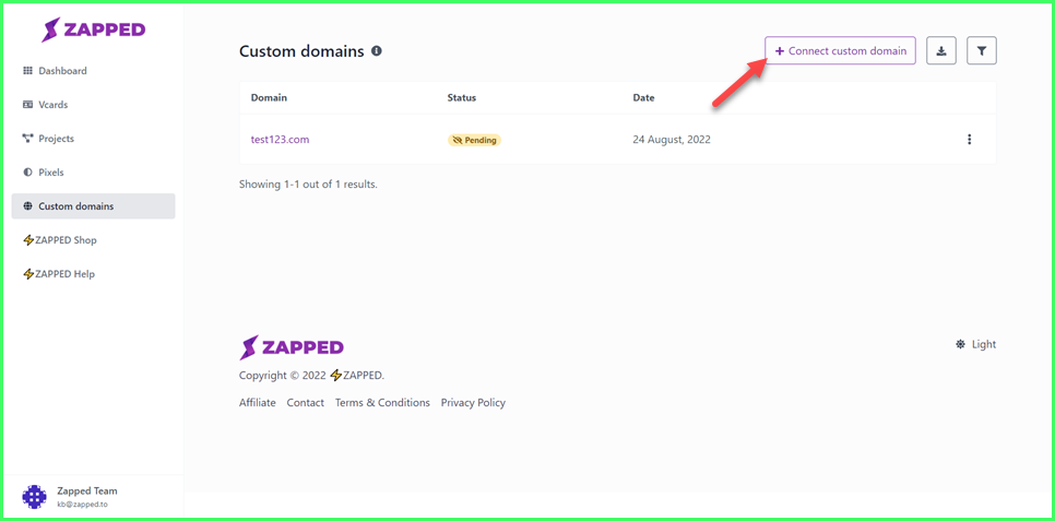 How to Connect a Custom Domain?