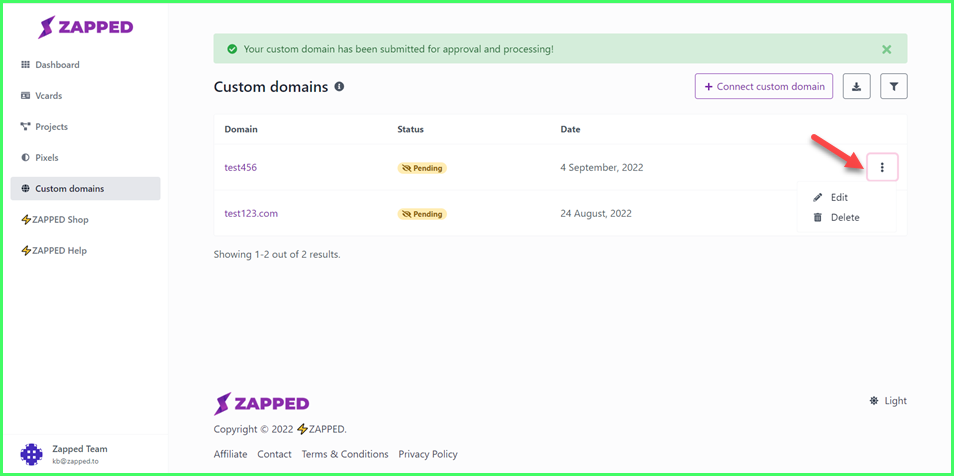 How to Connect a Custom Domain?