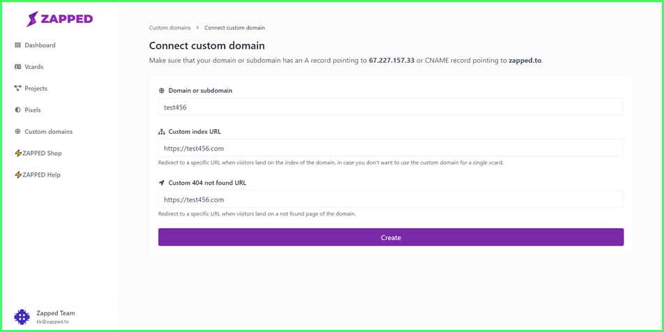 How to Connect a Custom Domain?