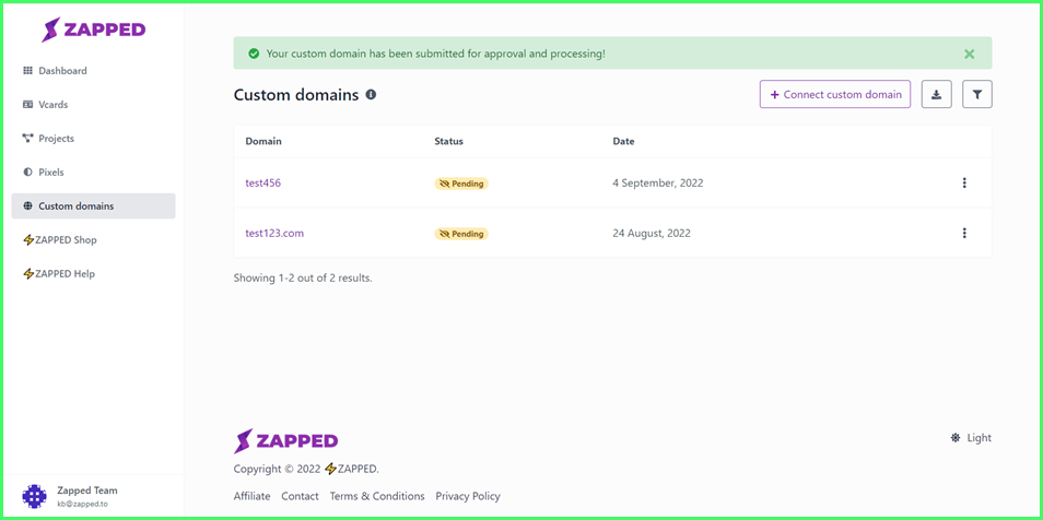 How to Connect a Custom Domain?