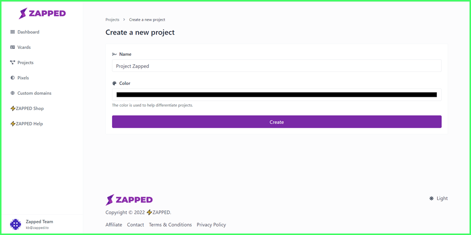 How to Create a Project?