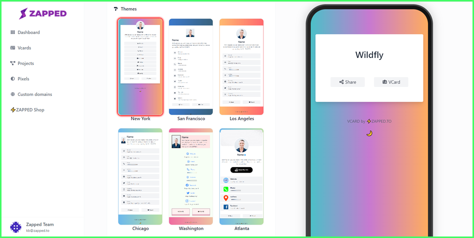 How to Edit Settings for your vCard?