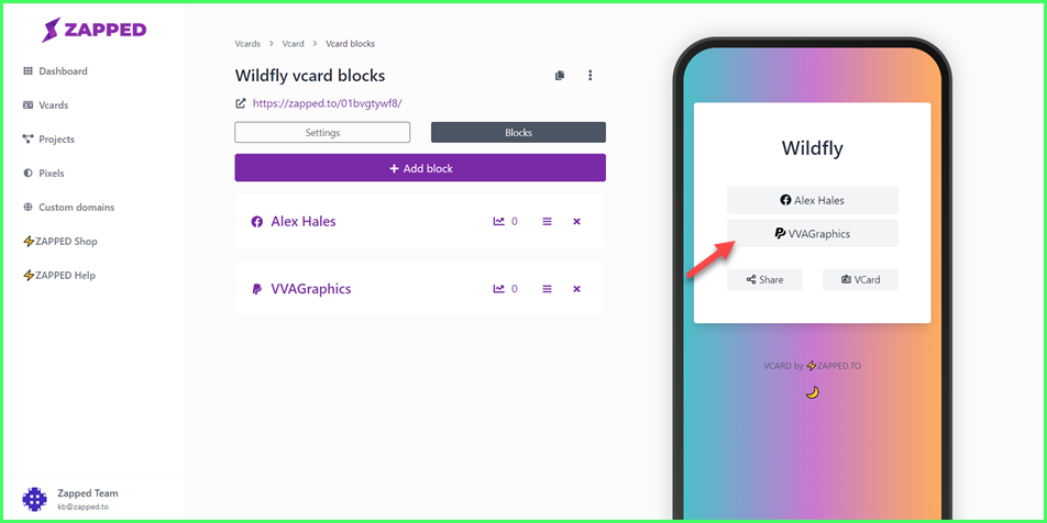 How to Use your Vcard for Receiving Payments?