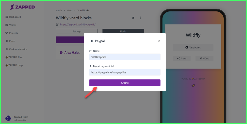 How to Use your Vcard for Receiving Payments?