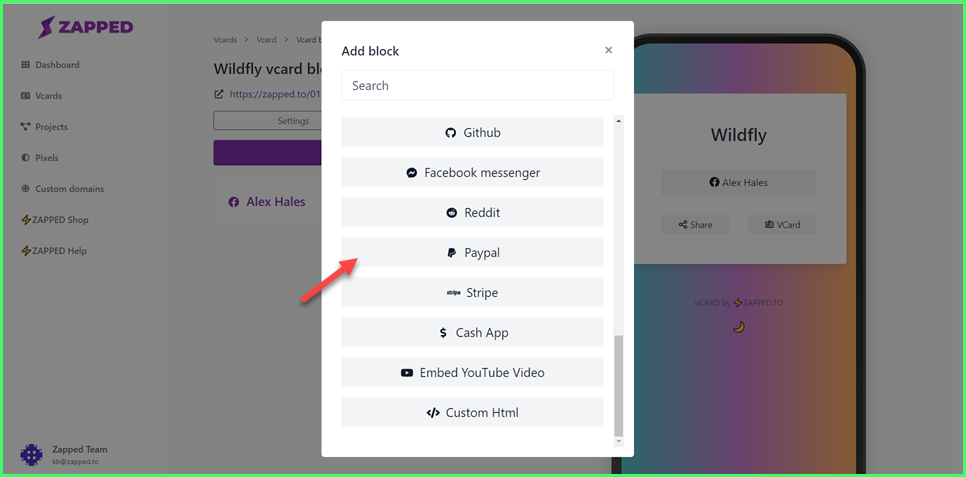 How to Use your Vcard for Receiving Payments?