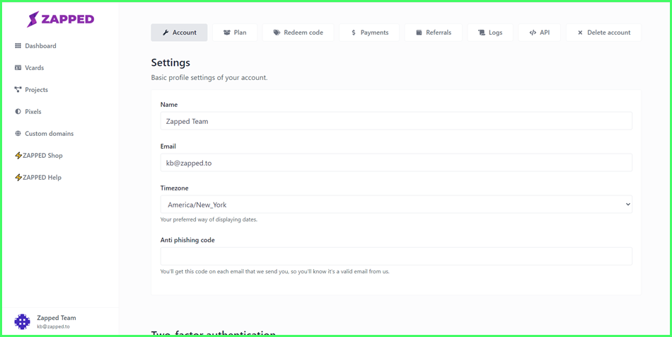 How to View Account Settings?
