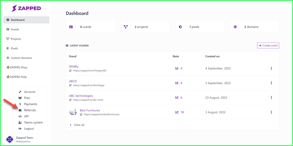 How to View Referrals?