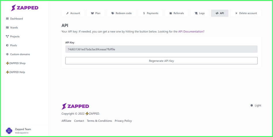 How to View Your API Key?
